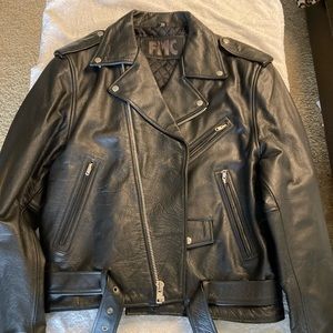 Men's FMC Leather Biker Jacket